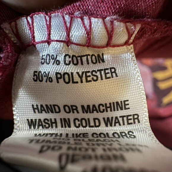 Batman Shirt Mens Large Maroon Here To Party DC Comics Tee Junk Food Made USA - Picture 4 of 7